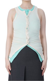 ORGANIC SOFT RIB TANK TOP - IVORY (A25ST05OT)