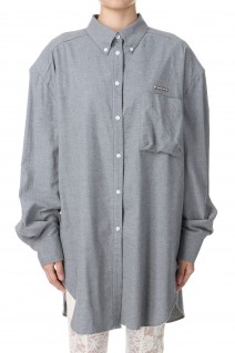Power Shoulder Big Shirt - GRAY (31242315201)