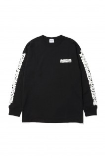 TENJO TENGE YUIGA DOKUSON L/S tee / BLACKxWHITE pt (BV-CUT2400130)