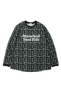 BV MONOGRAM TRACK TOP / GRAY (BV-TP2400230)