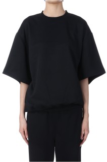 W's TECH SWEAT CREW S/S - BLACK (BE-51025L)