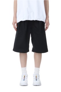 W's TECH EASY SHORTS TWILL - BLACK (BP-50025L)