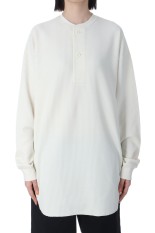 W's TECH THERMAL HENLEY L/S - ECRU (BE-38025L)