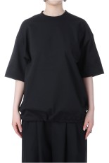 W&#039;s TECH DRAWSTRING S/S TEE - BLACK (BE-41025L)