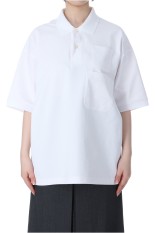 W&#039;s TECH POLO SHIRT W/POCKET S/S - WHITE (BE-37025L)