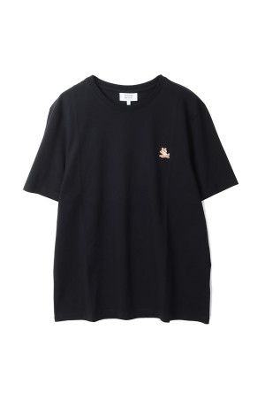 CHILLAX FOX PATCH REGULAR TEE SHIRT - BLACK (LM00110KJ0008)