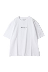 MAISON KITSUNE EMBROIDERY OVERSIZE TEE-SHIRT - WHITE (OM00122KJ0119)