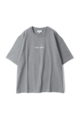 MAISON KITSUNE EMBROIDERY OVERSIZE TEE-SHIRT - MEDIUM GREY MELANGE (OM00122KJ0119)