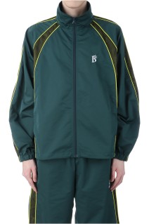Mesh Panel Track Jacket / Green