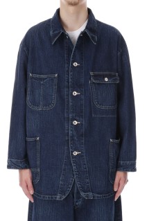 STEINBECK DENIM COVERALLS / NAVY (PC-005-2142)