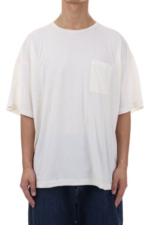 H/W POCKET T-SHIRT / OFF-WHITE (PC-006-3170)