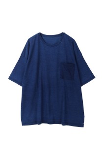 H/W INDIGO POCKET T-SHIRT / BLUE (PC-006-3348)