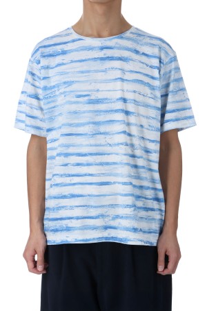 ARTIST BORDER T-SHIRT / BLUE (PC-006-3353)
