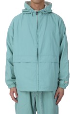 Reversible Hooded Jacket - Coral Green (S25SA002)