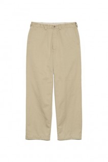 Wide Straight Chino Pants - Khaki (S25SC079)