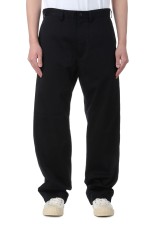Wide Straight Chino Pants - Black (S25SC079)