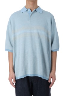Polo Sweater - Sax (S25SH016)