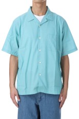 Open Collar Panama S/S Shirt - Mint (S25SG119)