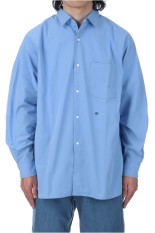 Regular Collar Wind Shirt - Sax (SUGS400)