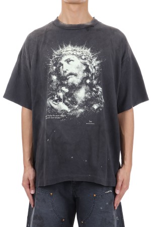 SS TEE / JESUS / BLACK (SM-HR8-0000-016)
