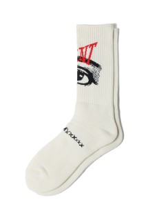 SOCKS / EYE / ECRU (SM-HR8-0000-102)