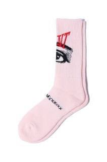 SOCKS / EYE / PINK (SM-HR8-0000-103)