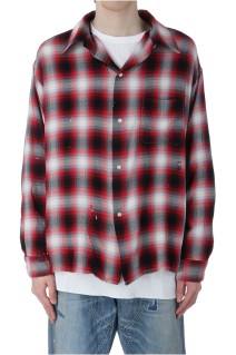 LM_CHECK SHIRT / CHECK / RED (SM-HR8-0000-C30)