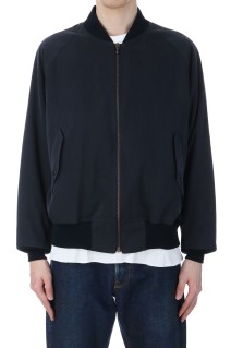 Silk Padding Jacket - NAVY (25SAP-01-08H)