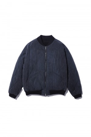 Vintage US NAVY Souvenir Velour Jacket - BLACK (25SAP-01-09H)