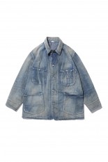 Vintage Coverall Jacket - INDIGO (25SAP-01-22K)