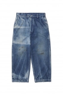 US ARMY DUNGAREE DENIM TROUSERS - INDIGO (25SAP-04-07K)