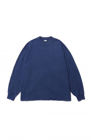 Vintage L/S T-shirt - NAVY (25SAP-05-03K)