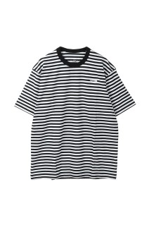 S/S Multi Border Tee - BLACK / WHITE (NT32455)