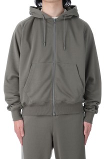 TECH SWEAT FREEDOM ZIP PARKA - WOLF GRAY (BE-52025)
