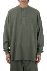 TECH THERMAL HENLEY L/S - WOLF GRAY (BE-38025)