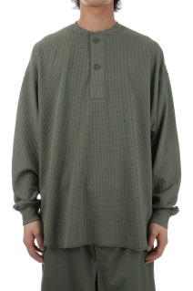 TECH THERMAL HENLEY L/S - WOLF GRAY (BE-38025)