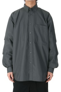 TECH BUTTON DOWN SHIRT L/S - CHARCOAL (BE-80025)