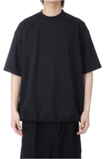 TECH DRAWSTRING S/S TEE - BLACK (BE-41025)