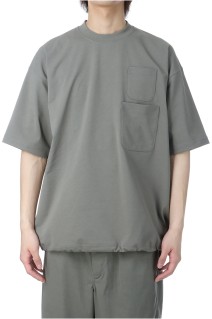 TECH W/POCKET CREW TEE - WOLF GRAY (BE-32025)