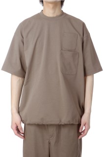 TECH W/POCKET CREW TEE - BEIGE (BE-32025)