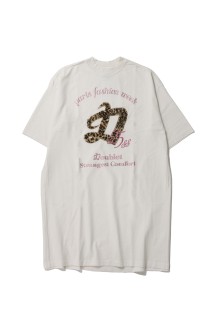 DOUBLET PFW TOUR T-SHIRT - WHITE (25SS30CS367)