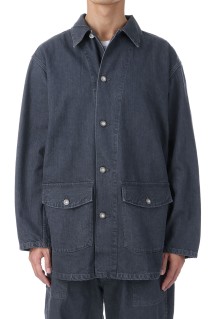 M-41 US.ARMY Denim Coverall Jacket - Medium Gray (JKLM-136-MGR)