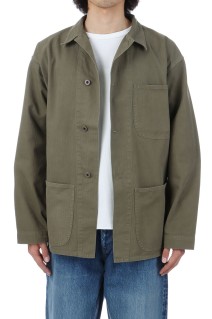 USMC P-47 HBT Jacket / Stone Wash - Dark Olive (JKLM-142-SW)