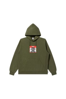 DO NOT REMOVE LABEL HOODIE - OLIVE (BEPFW24CS22)
