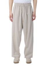 Silk Noil Viscose Sleeping Easy Pants - BEIGE (GM251-40048)
