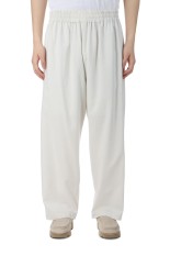Silk Noil Viscose Sleeping Easy Pants - ECRU (GM251-40048)