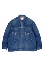 Selvage Denim Jacket - INDIGO_DARK FADE (GM251-30185DB)