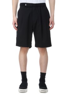Solotex Twill Wide Chef Shorts - BLACK (GM251-40328B)