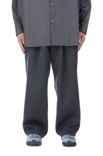 Scale Off Wool Wide Chef Pants - C.GRAY (GM251-40173B)