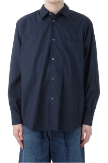Broad Regular Collar Shirt - NAVY (GM251-50005B)